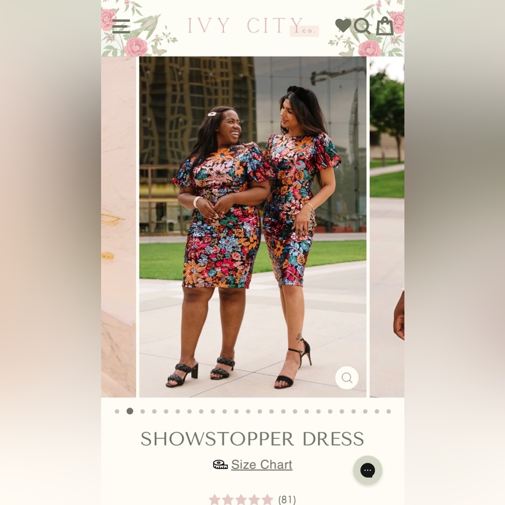 Ivy City Co NWT size 2x Showstopper Dress